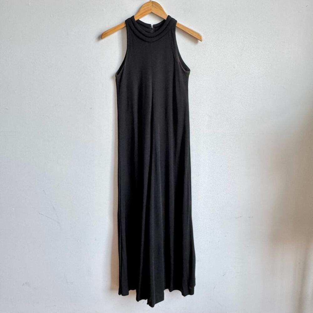 Vintage 70's Wide leg Black Disco Jumpsuit
